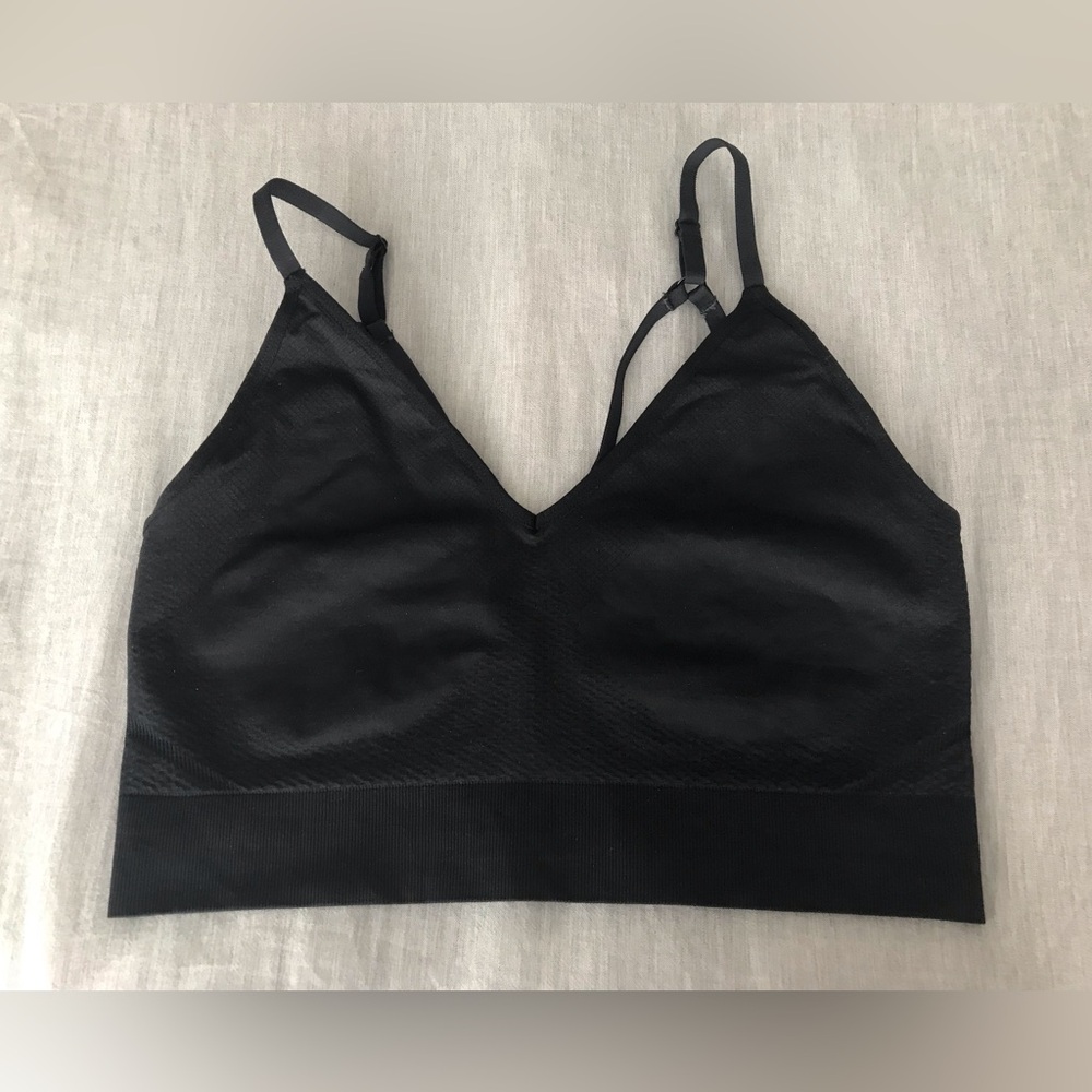 Knix Black Seamless Bralette